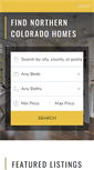 Mobile Screenshot of findnortherncoloradohomes.com